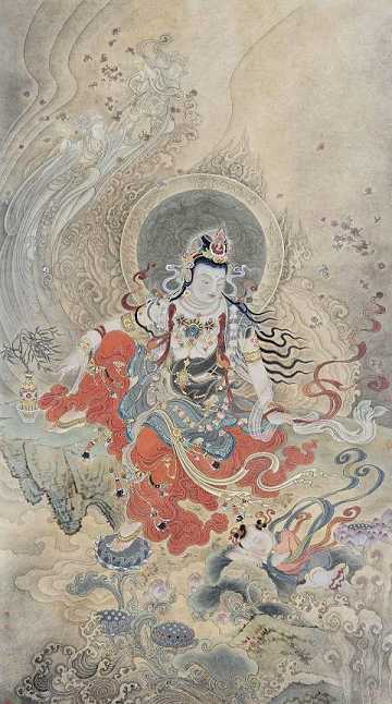 细读法海寺壁画水月观音图