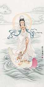 毗卢洞水月观音粉本的传入
